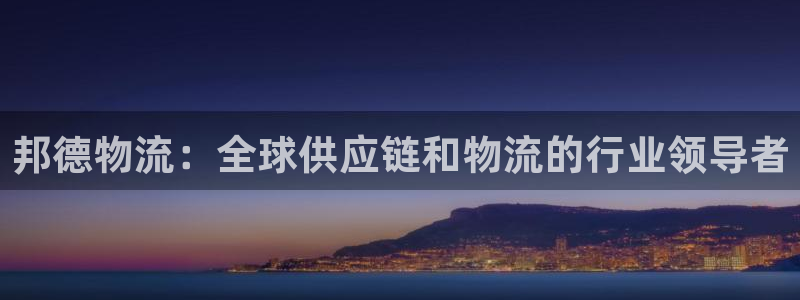 28圈pc预测：邦德物流：全球供应链