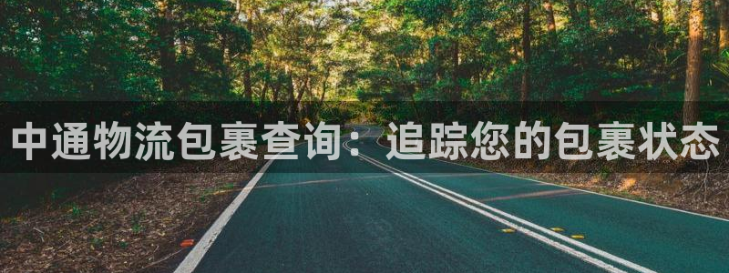 28圈百度百科：中通物流包裹查询：追