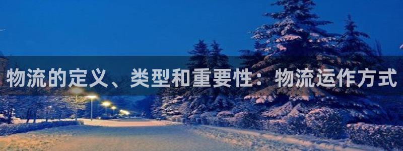 28圈官方：物流的定义、类型和重要性