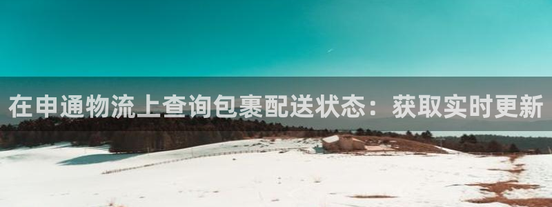28圈是正规软件吗：在申通物流上查询