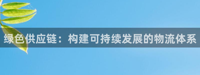 28圈黑款：绿色供应链：构建可持续发