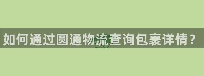 28圈黑不黑：如何通过圆通物流查询包